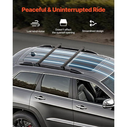 HJ-RB022 - Easy-Install Roof Rack Cross Bars for Jeep Grand Cherokee