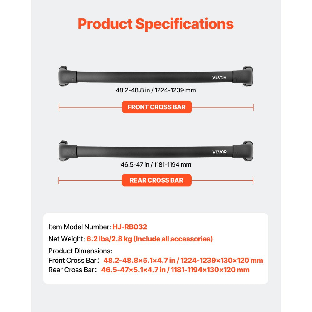 HJ-RB032 - Durable Aluminum Roof Rack for Toyota Highlander (2014-2019)