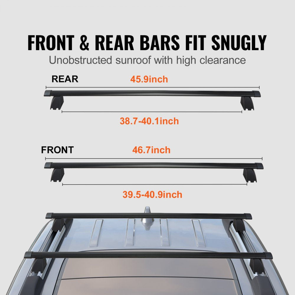 HJ-RB022 - Durable Aluminum Roof Rack Bars for Jeep Grand Cherokee 2011-2021