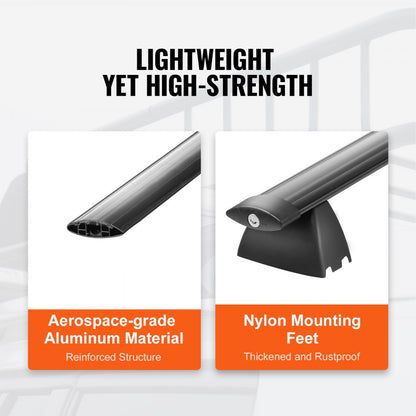 HJ-RB022 - Durable Aluminum Roof Rack Bars for Jeep Grand Cherokee 2011-2021