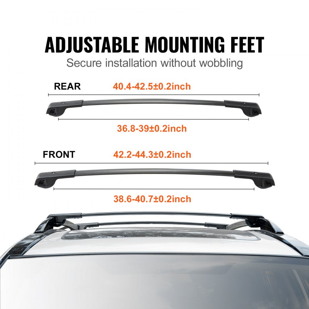 HJ-RB023B - Aero Aluminum Cross Bars for Subaru Forester 2014-2021