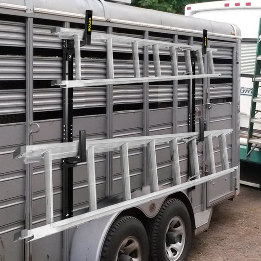 VV-TR-S46 - Heavy-Duty Steel Adjustable Ladder Rack for Trailers