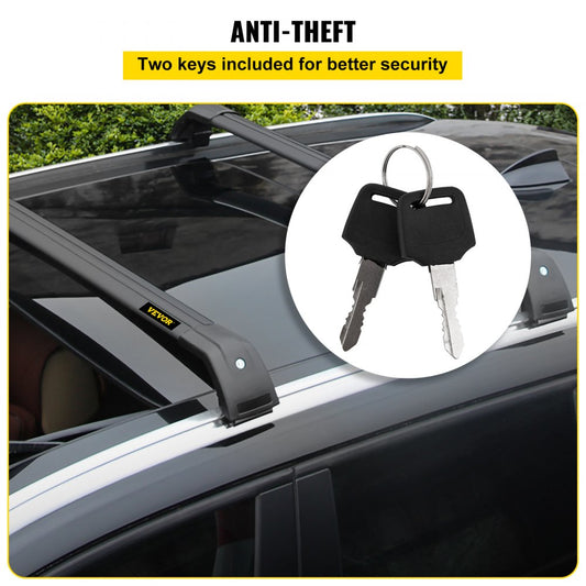 010978185727 - Lightweight Stainless Steel Roof Racks for Hyundai Tucson, Weatherproof