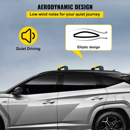 010978185727 - Lightweight Stainless Steel Roof Racks for Hyundai Tucson, Weatherproof