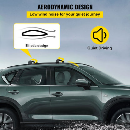 010224827560 - Aluminum Mazda CX-5 Roof Rack Crossbars for Outdoor Adventures