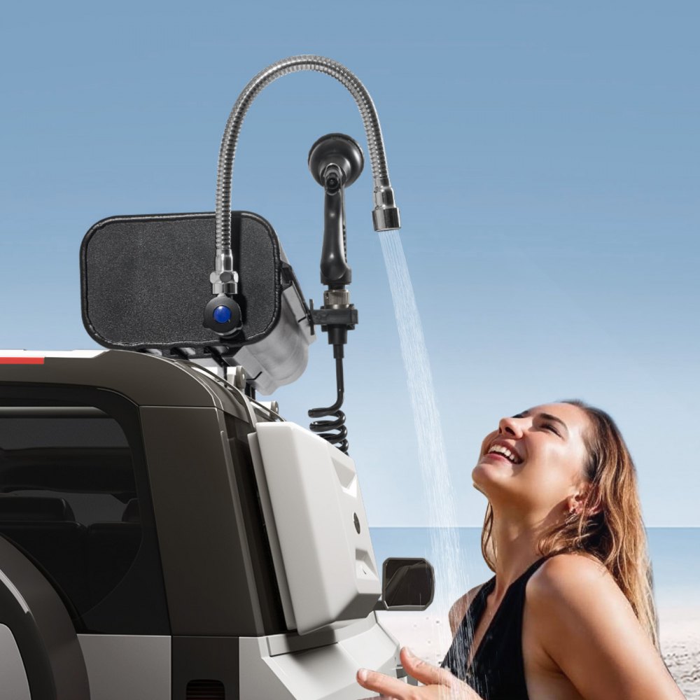 YK-SX-15L - 4 Gal Aluminum Roof Rack Water Tank for Outdoor Use