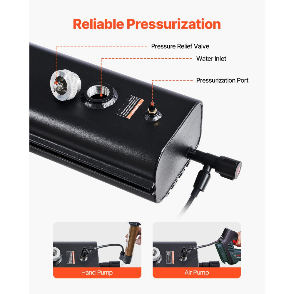 YK-SX-26L - Durable Aluminum Roof Rack Water Tank for Outdoor Showers