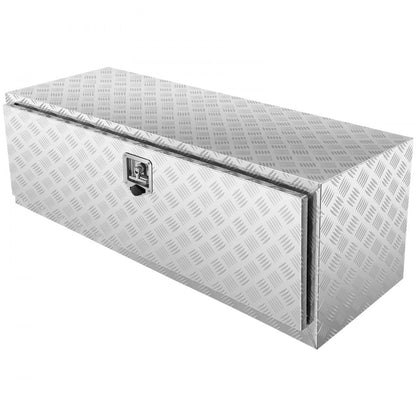 UTTB-482424 - Heavy-Duty 48" Aluminum Truck Box with Diamond Plate Design