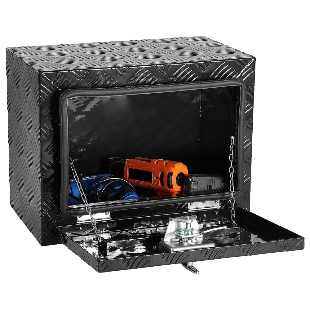 TB17-12B - Durable Aluminum Underbody Truck Tool Box with Lock & Seal