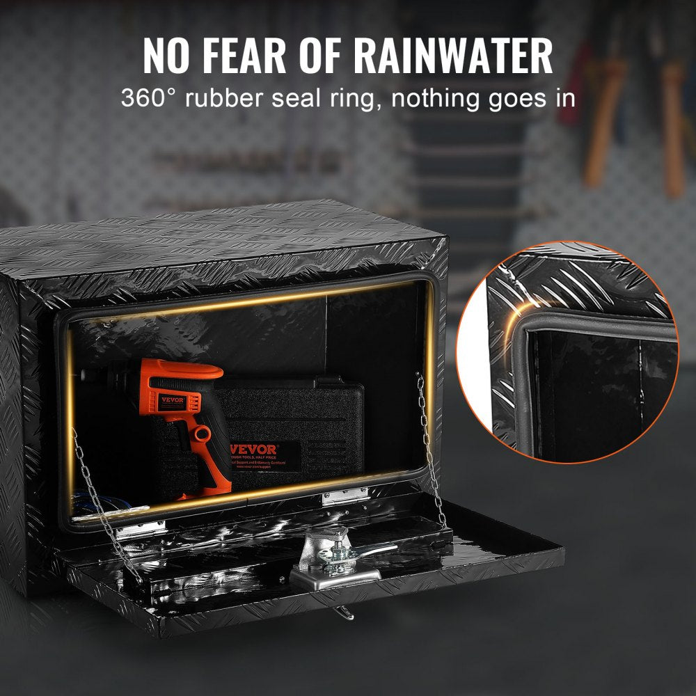 TB17-6B - Underbody Aluminum Truck Toolbox, 24"x14"x16", Secure and Durable