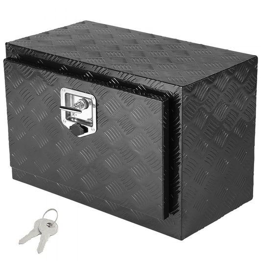 TB17-1B - Durable Aluminum Underbody Tool Box, 24"x17"x18", Lockable Storage