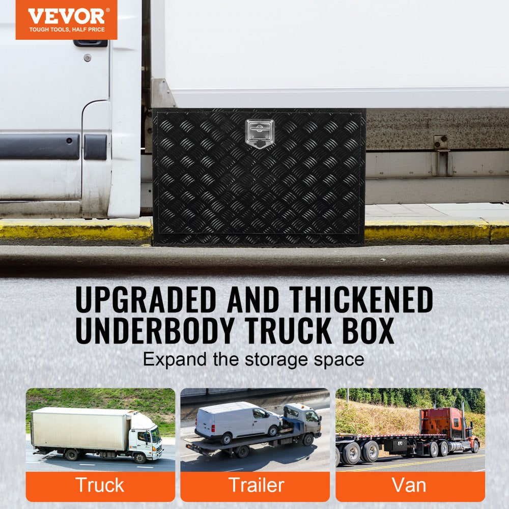 TB17-4B - Durable Aluminum Underbody Toolbox with Lock & Sealing Strip