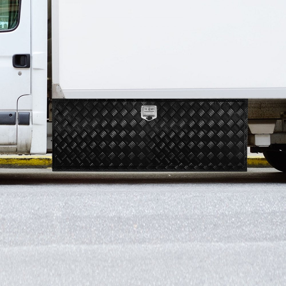 TB17-11B - 60" Aluminum Underbody Tool Box with Lock and Rubber Seal