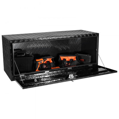 TB17-11B - 60" Aluminum Underbody Tool Box with Lock and Rubber Seal