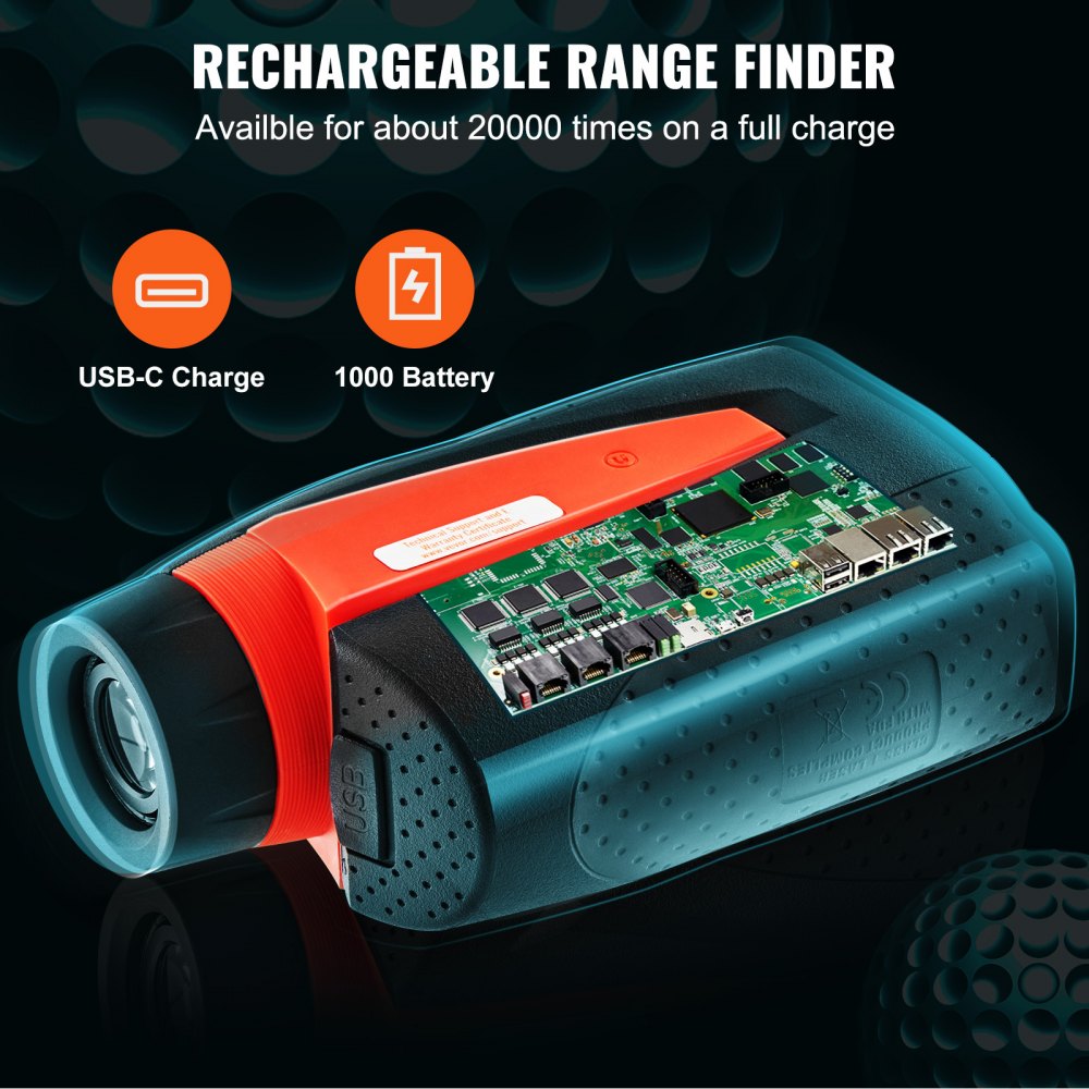 PF2F - VEVOR 1300 Yards Magnetic Golf Rangefinder with Flag Lock Technology