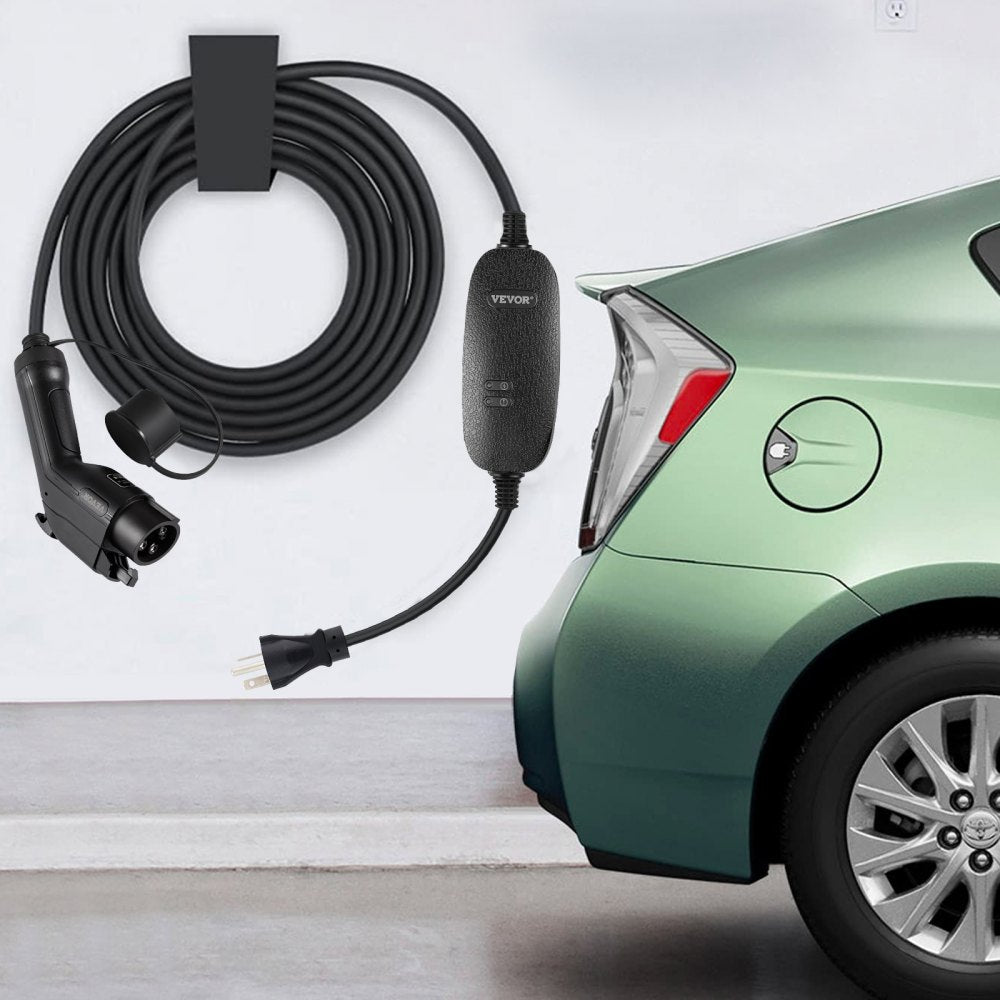 16A EV Charger - 25 ft NEMA 6-20 Fast Charger with LED Indicator