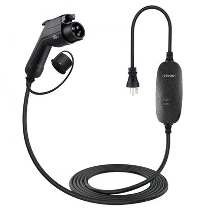 16A EV Charger - 25 ft NEMA 6-20 Fast Charger with LED Indicator