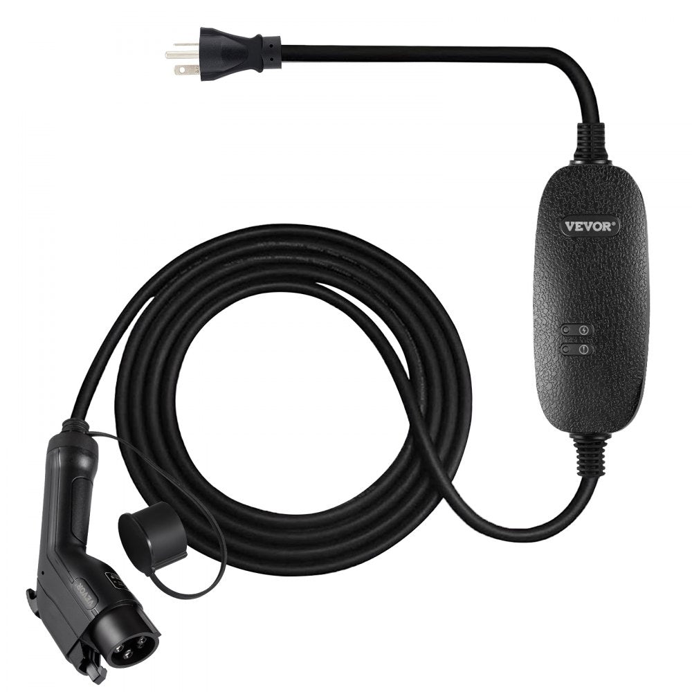 16A EV Charger - 25 ft NEMA 6-20 Fast Charger with LED Indicator