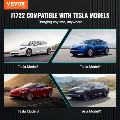 J1772 to Tesla Adapter - 80A Charging Solution for EVs
