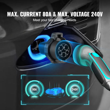 J1772 to Tesla Adapter - 80A Charging Solution for EVs
