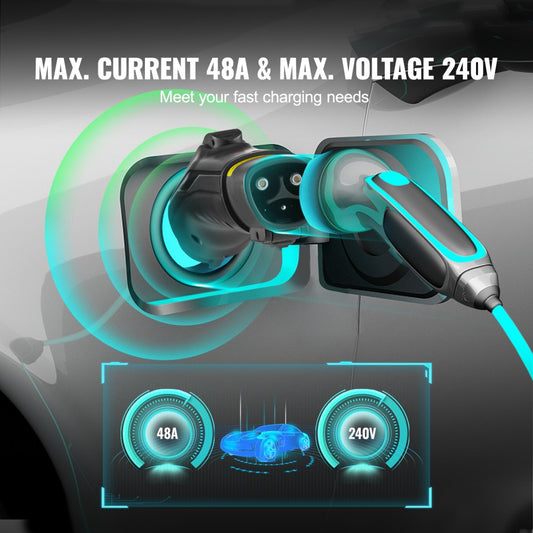 Tesla to J1772 Adapter - 8.3in Plug-and-Play EV Charging Solution