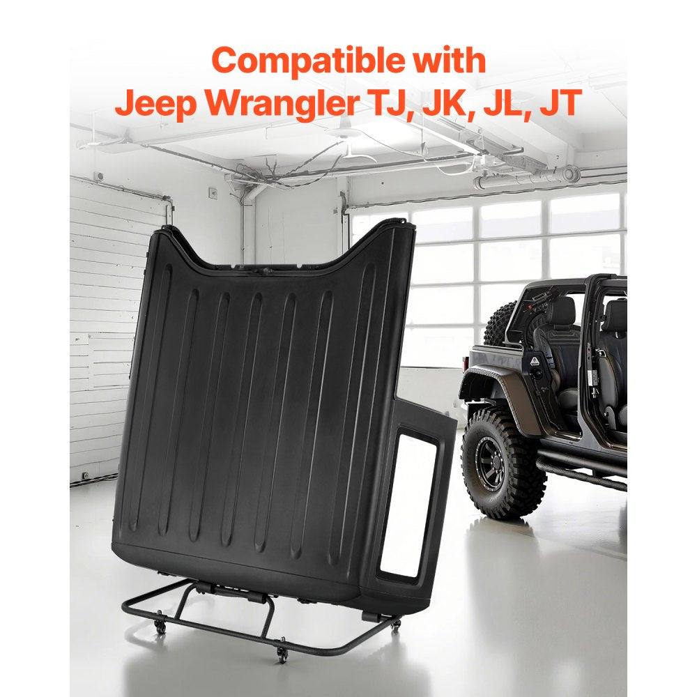 YDZJ01 - Durable Steel Hardtop Storage Rack for Jeep Doors with Mobility