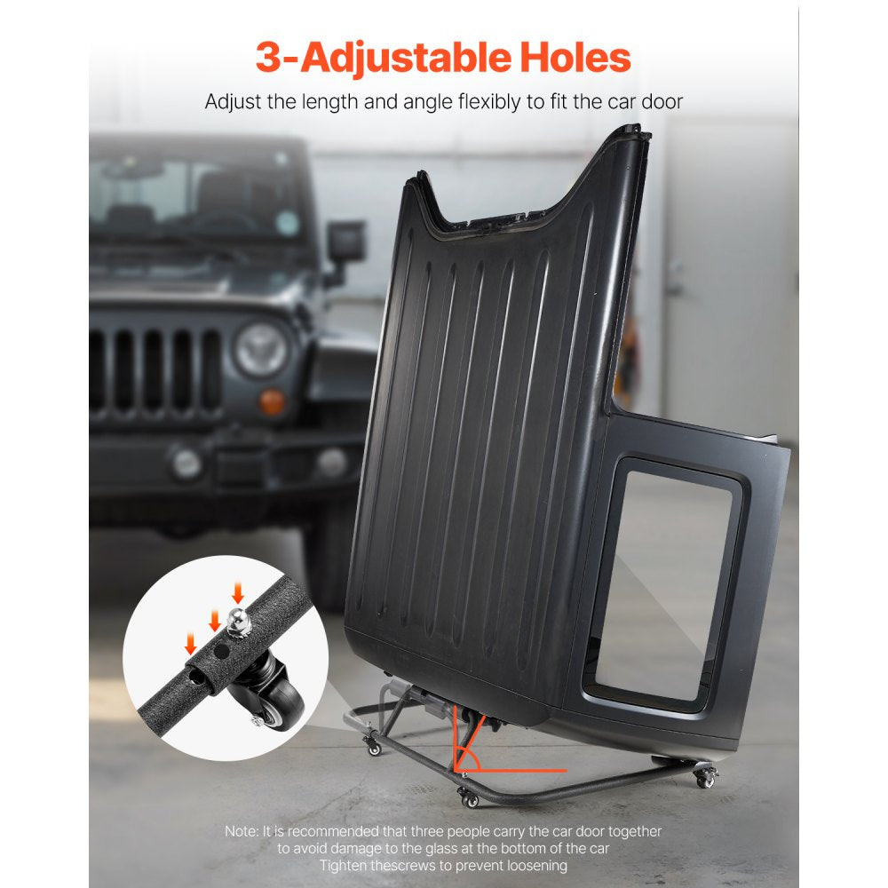YDZJ01 - Durable Steel Hardtop Storage Rack for Jeep Doors with Mobility