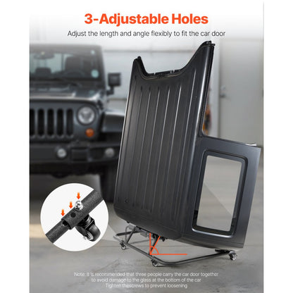 YDZJ01 - Durable Steel Hardtop Storage Rack for Jeep Doors with Mobility