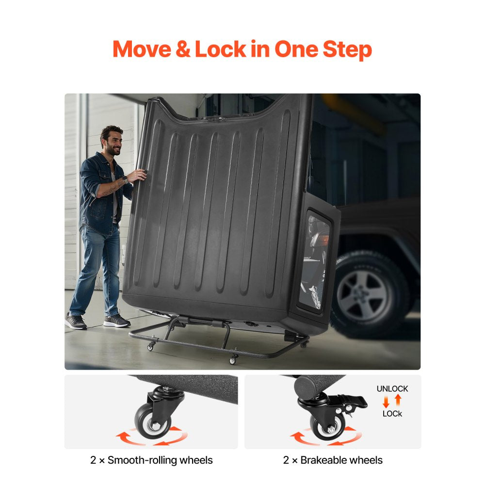 YDZJ01 - Durable Steel Hardtop Storage Rack for Jeep Doors with Mobility