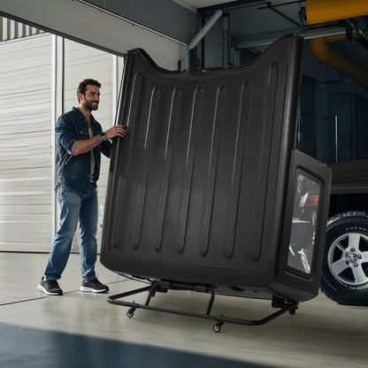 YDZJ01 - Durable Steel Hardtop Storage Rack for Jeep Doors with Mobility