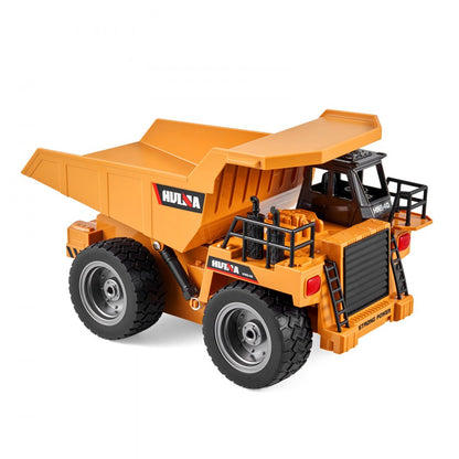 1534 - Remote Control Dump Truck with Sound Effects, 11" x 6.1", 100ft Range