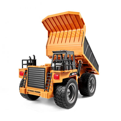1533 - RC Dump Truck Toy with Sound Effects & Hydraulic Bed