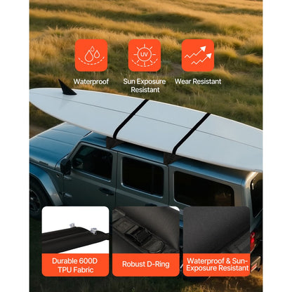 THRRP-002 - Soft Inflatable Roof Rack Pads for 88lbs Cargo Capacity