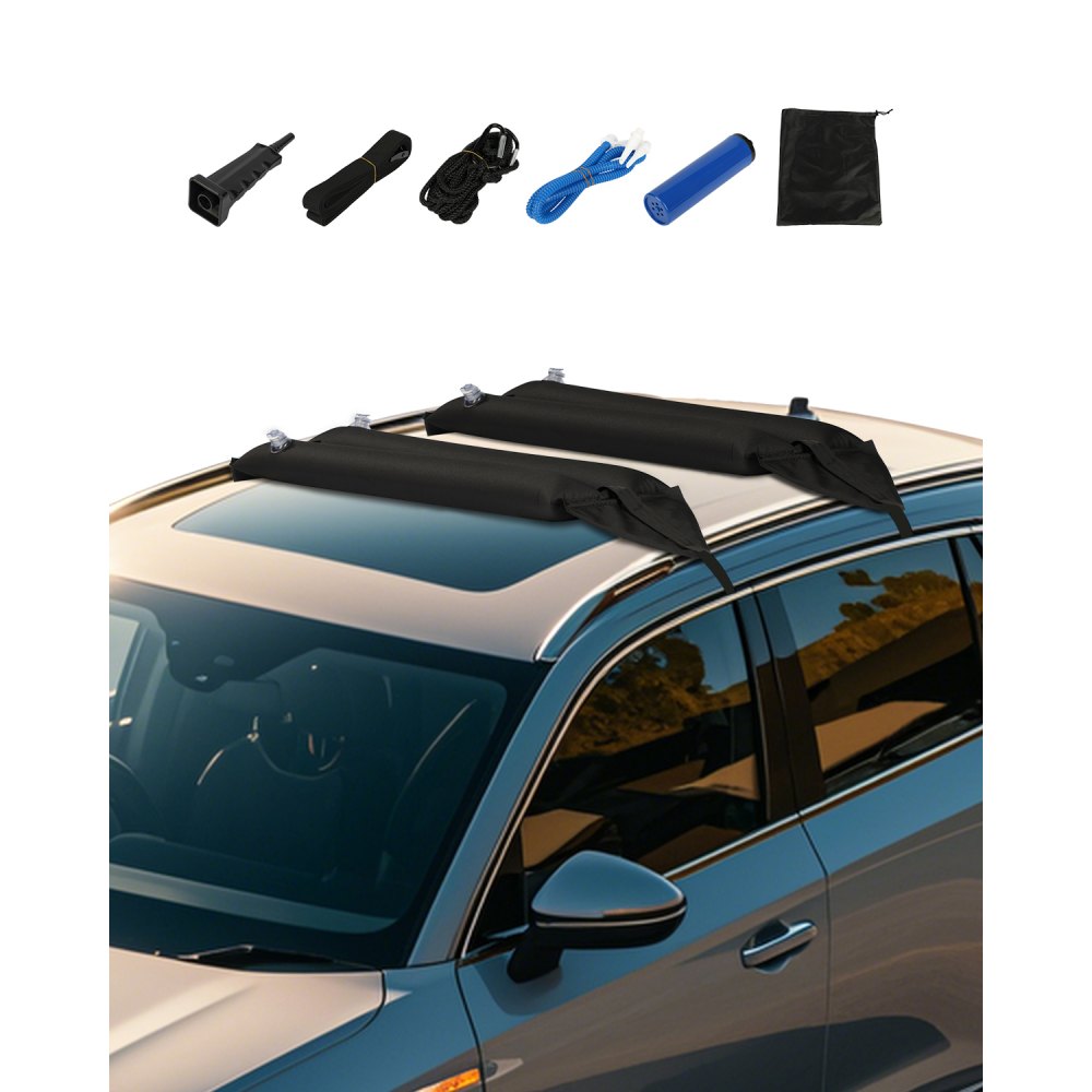 THRRP-002 - Soft Inflatable Roof Rack Pads for 88lbs Cargo Capacity