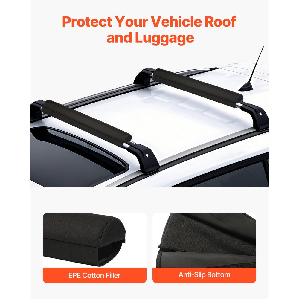 THRRP-005 - Durable Roof Rack Pads for Kayaks & Surfboards, Easy Install