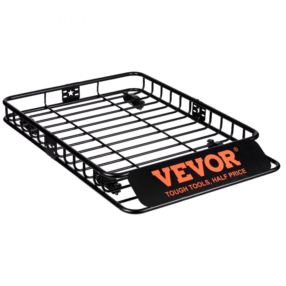 010758269370 - Durable 46"x36" Roof Rack Cargo Basket for SUVs & Trucks