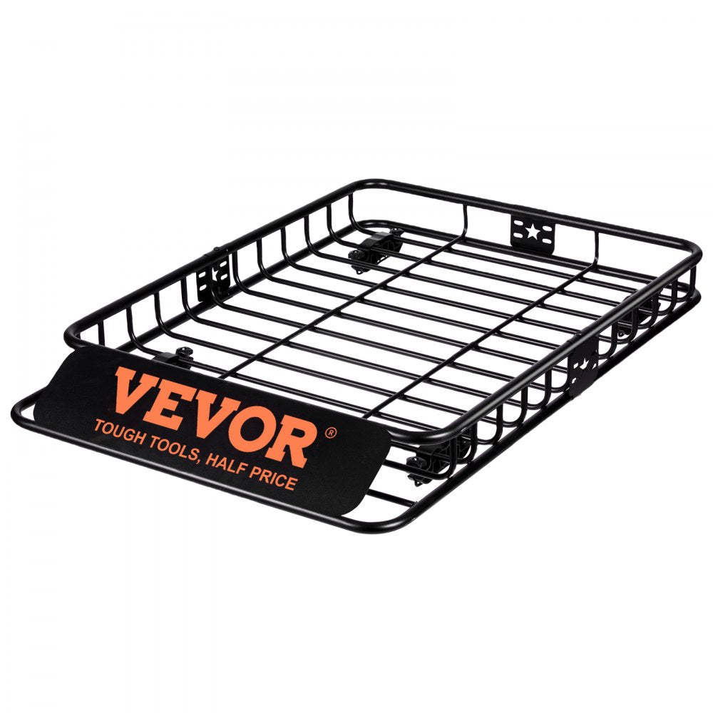 010758269370 - Durable 46"x36" Roof Rack Cargo Basket for SUVs & Trucks