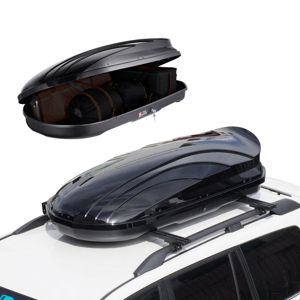 WP3020 - 165 lbs Capacity ABS Rooftop Cargo Box for SUVs and Cars
