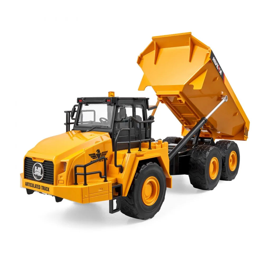 1553 - 1:16 Scale RC Dump Truck with Hydraulic Bed & Sound Effects