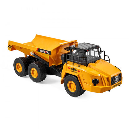 1553 - 1:16 Scale RC Dump Truck with Hydraulic Bed & Sound Effects