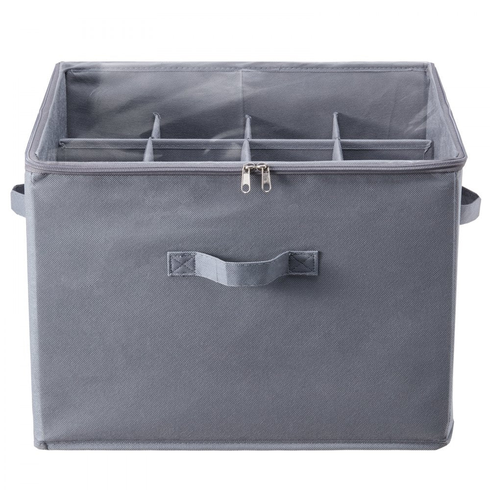SUB-02 - 16-Compartment Under-Bed Shoe Organizer with Adjustable Dividers