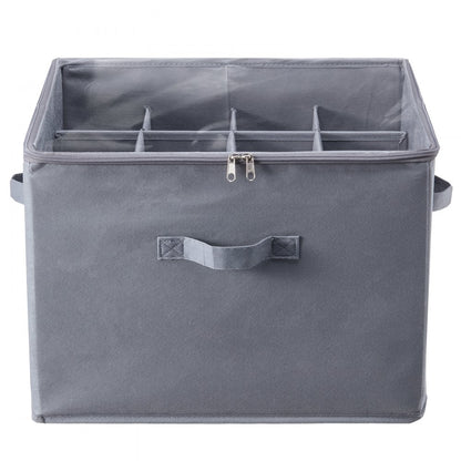 SUB-02 - 16-Compartment Under-Bed Shoe Organizer with Adjustable Dividers