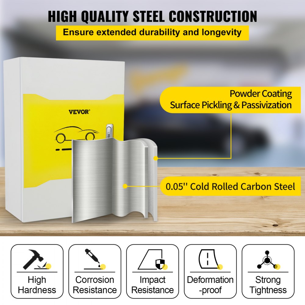 BOX-70x50x25 - Carbon Steel EV Charger Box with Lock & Air Outlets
