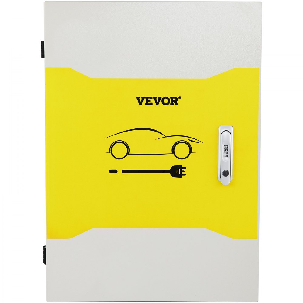 BOX-70x50x25 - Carbon Steel EV Charger Box with Lock & Air Outlets