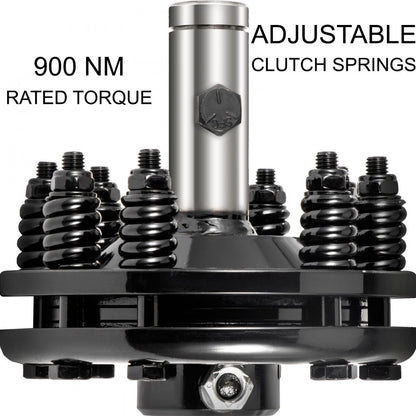 010654593129 - Heavy-Duty PTO Slip Clutch with Adjustable Tension and 1-3/8" Ends