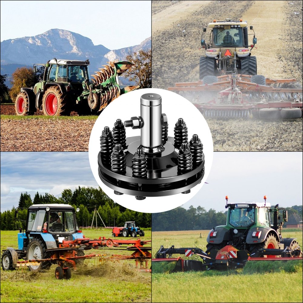 010654593129 - Heavy-Duty PTO Slip Clutch with Adjustable Tension and 1-3/8" Ends