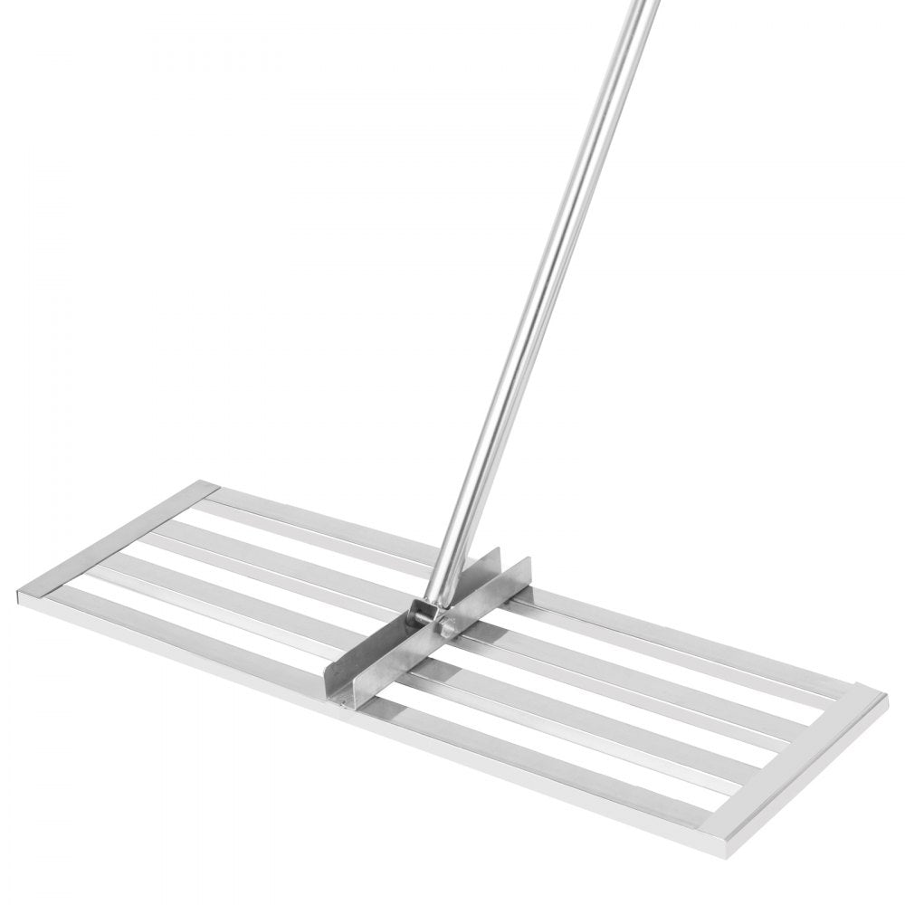 010763300421 - 17x10 in Stainless Steel Lawn Leveler with 77 in Handle