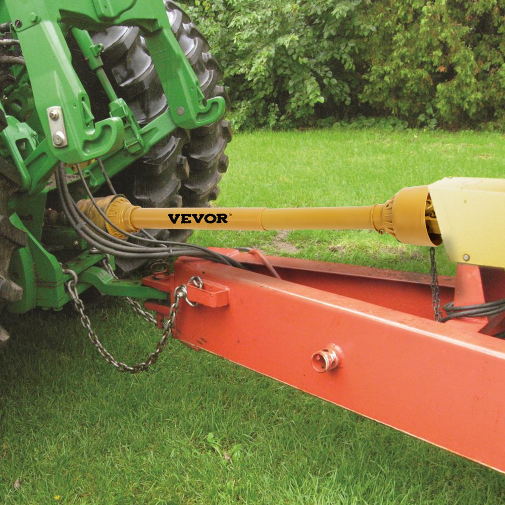 T4-YⅢP*1000mm*4.05.05B*4.05.05B - 1-3/8" Steel PTO Drive Shaft, 39"-55" Adjustable Length