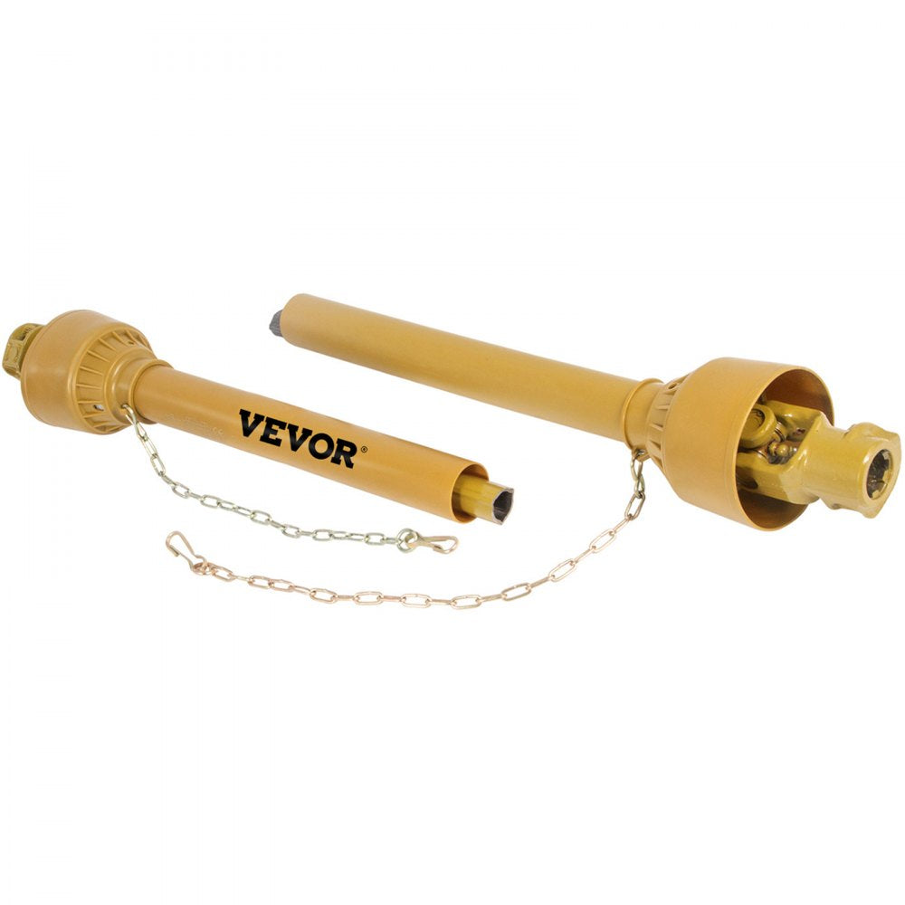 T4-YⅢP*1000mm*4.05.05B*4.05.05B - 1-3/8" Steel PTO Drive Shaft, 39"-55" Adjustable Length