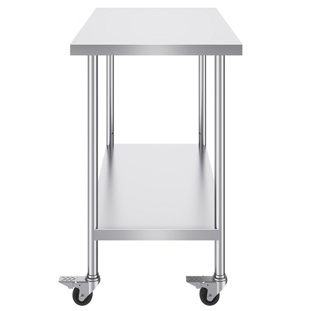 HETG-24*48 - 24"x48" Stainless Steel Work Table with Adjustable Height
